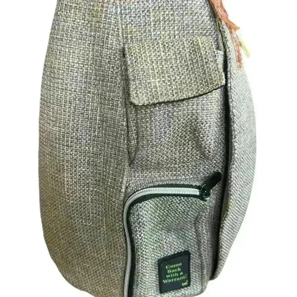 Comeback With A Warrant Crossbody/Sling Bag In Soft Fabric Material.